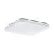 Plafoniera Moderna Frania Acciaio Bianco Luce Led Integrato 10W