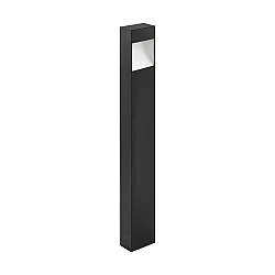 Paletto Esterno Moderno Manfria Alluminio Nero Led