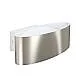 Applique Minimal Maccacari Alluminio Bianco Led Integrato 10W