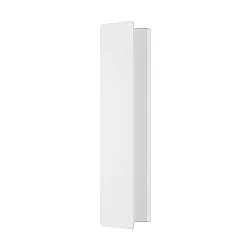 Applique Moderna Zubialde Alluminio Bianco Luce Led Integrato 12W