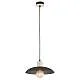 Sospensione Nordica Ramachandra 1 Luce In Legno E Acciaio Nero