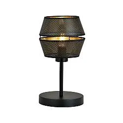 Lumetto Contemporaneo 1 Luce Lothbrok In Metallo Nero E Oro