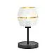 Lumetto Contemporaneo 1 Luce Lothbrok In Metallo Bianco E Oro
