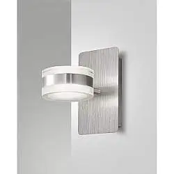 Dunk Applique Alluminio Led 1 Luce Collezione DUNK Stile Moderno Design Elegante