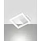 Lampada Applique Bianca 1 Luce Collezione Bard Design Moderno per Casa