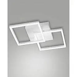 Applique Bianca 2 Luci Fabas Collezione Bard Eleganza per Illuminarte Ambienti