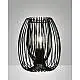 Lampada da Tavolo Camp Nera Fabas Design Moderna Singola Stile Elegante