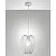 Camp Sospensione Bianca Collezione CAMP 1 Luce Metallo Regolabile Design Elegante