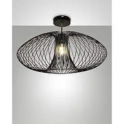 Plafoniera Nera Fassa Fabas Collezione FASSA Design Elegante a Luce Regolabile