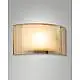 Alide Applique Ambra Fabas Unico Metallo Vetro Collezione ALIDE 1 Luce Moderna