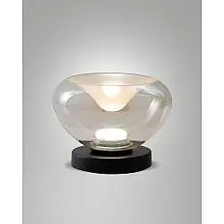 Lampada Brena Tavolo Cognac un Faro per il Tuo Spazio con Luce Calda e Fredda