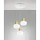 Kino Sospensione Bianco 3Luci Tonda