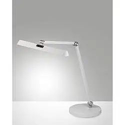 Lampada da Tavolo Bianco BEBA Unico Design con Luce Regolabile a Led