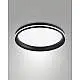 Isy Plafoniera Led Nera D.350