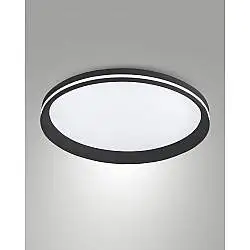 Isy Plafoniera Led Nera D.450