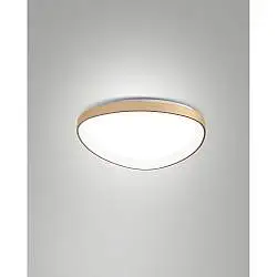 Quirk Plafon.Led Ottone Satin.D.420