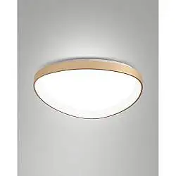 Quirk Plafon. Led Ottone Satin.D.600