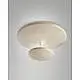 Conrad Plafoniera Sabbia 1 Luce Stile Caldo Collezione Fabas Design Moderno