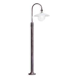 Palo Esterno Classico Campobasso Metallo Ceramica Nero Sfumato Rame 1 Luce E27