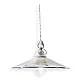 Sospensione Classica Asti Ceramica E Ottone Decorato Filo Blu 20Cm 1 Luce E27