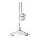 Sospensione Saliscendi Classica Asti Ceramica E Ottone Decorato 30 Cm 1 Luce E27