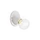 Applique Classica Trieste Bianco Lucido 1 Luce E27