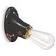 Applique Vintage nera 11 cm Ferroluce