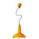 Lampadario Vintage Vague Vintage Ferro E Ceramica Giallo 1 Luce E27 35Cm