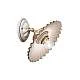 Applique Classica Orientabile L'Aquila Ottone E Ceramica Decorato 1 Luce E27