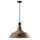 Lampadario Vintage Grunge Ferro E Ceramica Nero 1 Luce E27