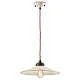 Lampadario Vintage Colors Ferro E Ceramica Crema 1 Luce E27 35Cm