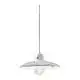Lampadario Classico Como Ceramica Bianco Decorato Filo Blu 1 Luce E27