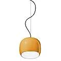 Sospensione Ayrton 1 luce gialla Ferroluce