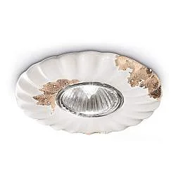 Faretto Vintage bianco 4 cm Ferroluce
