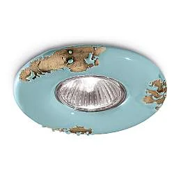 Faretto Vintage azzurro 4 cm Ferroluce