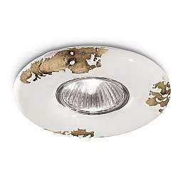 Faretto Vintage bianco 4 cm 40 W Ferroluce