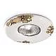 Faretto Vintage bianco 4 cm 40 W Ferroluce