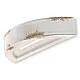 Applique Vintage Mezza Luna Ceramica Bianca 1 Luce R7S