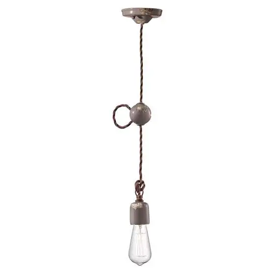 Sospensione Vintage tortora Ferroluce