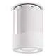 Plafoniera Vintage Decò Pi Ceramica Bianco Grezzo 1 Luce E14