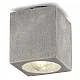 Plafoniera Vintage Ceramica Cemento 1 Luce E27
