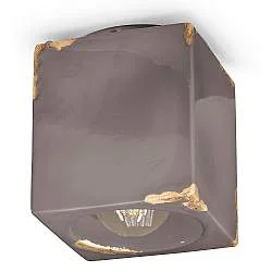 Plafoniera Vintage Ceramica Tortora 1 Luce E27