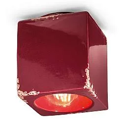 Plafoniera Vintage Ceramica Bordeaux 1 Luce E27