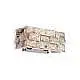 Applique Rustica-Country Carrara Alabastro 2 Luci G9 3W 3000K Luce Calda