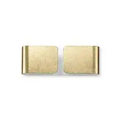 Applique Contemporanea Clip Metallo Oro 2 Luci G9 3W 3000K Luce Calda