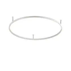 Plafoniera Moderna Oracle Alluminio-Materie Plastiche Bianco Led 55W 3000K