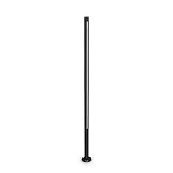 Paletto da esterno Moderno Jedi Metallo Nero Led 25W 3000K Luce Calda