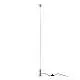 Applique Moderna Filo Metallo Bianco Filo Nero Led 15W 3000K Luce Calda