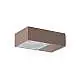 Applique Sirio Coffee IP65 Dimmerabile in Metallo/Vetro Ideal Lux