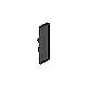 Accessorio EGO Alluminio/Metallo Nero Altezza 9 Cm Ideal Lux